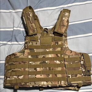 Camouflage Tactical Vest plate carrier IOTV G2 MOLLE
